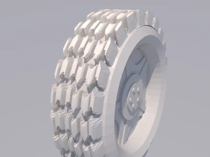 3D wielmodel 3D printmodel