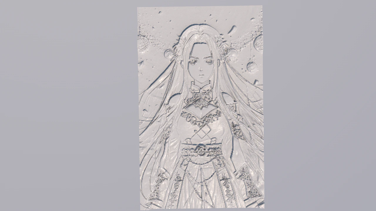 Azure Valkyrie Girls Realm 3D Print Model .c4d .max .obj .3ds .fbx .stl .blend 