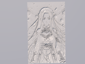 Azure Valkyrie Girls Realm 3Dプリントモデル