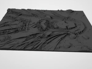 Azure Valkyrie Girls Realm 3D Print Model