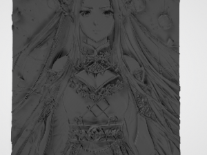 Azure Valkyrie Girls Realm Modèles 3D en vedette