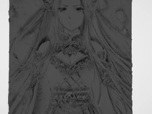 Azure Valkyrie Girls Realm 3D Print Model