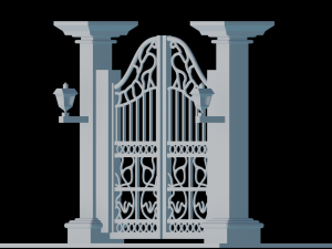 Three-dimensional portal visual representation Model do druku 3D