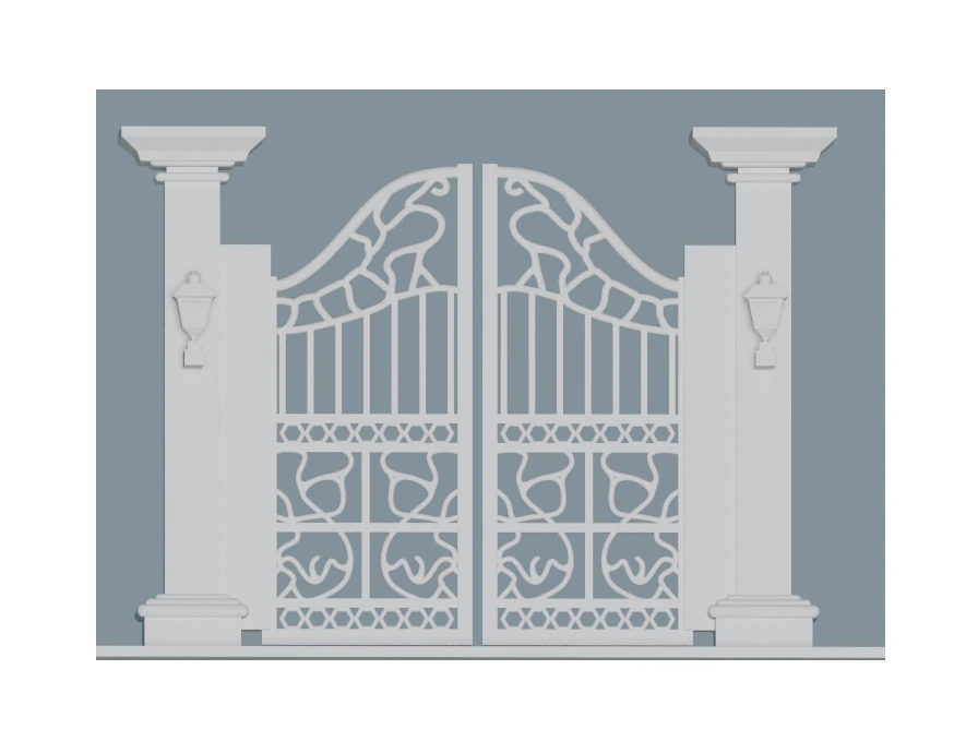 Three-dimensional portal visual representation 3D Print Model .c4d .max .obj .3ds .fbx .stl .blend 