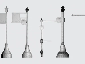 Heritage Lighting - Vintage Lamp Design 3D Print Model