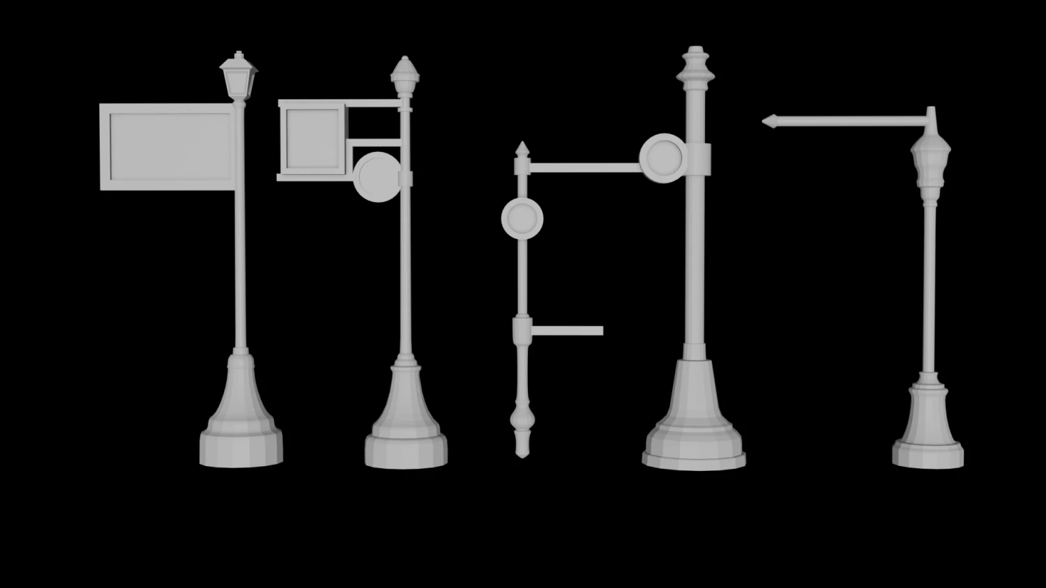 Heritage Lighting - Vintage Lamp Design 3D Print Model .c4d .max .obj .3ds .fbx .stl .blend