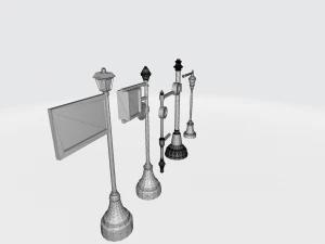 Heritage Lighting - Vintage Lamp Design 3D Print Model