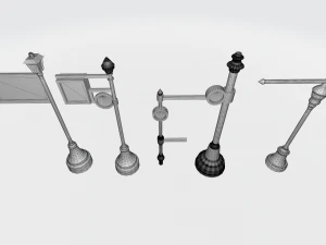 Heritage Lighting - Vintage Lamp Design 3D Print Model