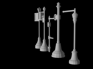 Heritage Lighting - Vintage Lamp Design Modelo de Impressão 3D