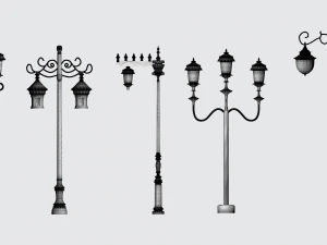 Antique Lantern - Vintage Lighting Replica 3D Print Model