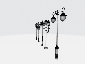 Antique Lantern - Vintage Lighting Replica 3D Print Model