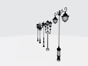 Antique Lantern - Vintage Lighting Replica 3D Print Model