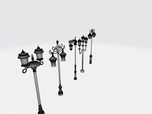 Antique Lantern - Vintage Lighting Replica 3D Print Model
