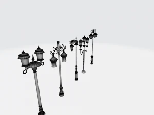 Antique Lantern - Vintage Lighting Replica 3D Print Model