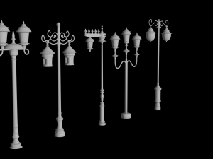 Antique Lantern - Vintage Lighting Replica 3D Print Model