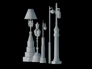 Antique Lantern - Classic Lighting Design v2 3D Print Model