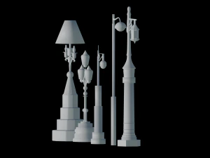 Antique Lantern - Classic Lighting Design v2 3D Print Model