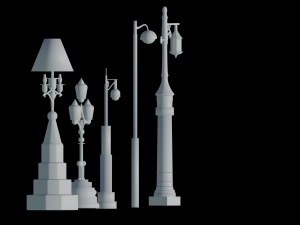 Antique Lantern - Classic Lighting Design v2 3D Print Model