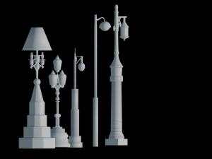 Antique Lantern - Classic Lighting Design v2 3D Print Model