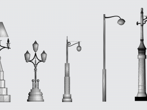 Antique Lantern - Classic Lighting Design v2 3D Print Model