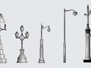 Antique Lantern - Classic Lighting Design v2 3D Print Model