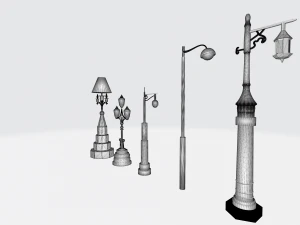 Antique Lantern - Classic Lighting Design v2 3D Print Model