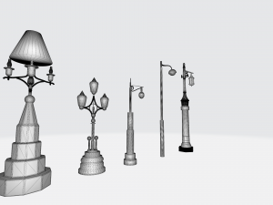 Antique Lantern - Classic Lighting Design v2 3D Print Model