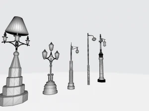 Antique Lantern - Classic Lighting Design v2 3D Print Model