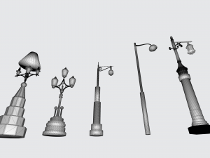 Antique Lantern - Classic Lighting Design v2 3D Print Model