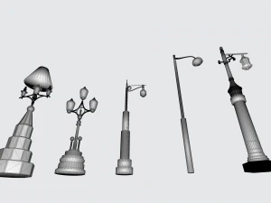 Antique Lantern - Classic Lighting Design v2 3D Print Model