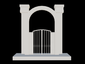 Dimensional Gateway Entrances 3D Print Model