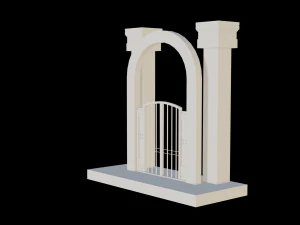 Dimensional Gateway Entrances 3D Print Model