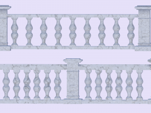 3D Balustrades Virtual Design Showcase 3D 모델