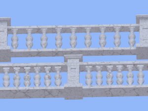 3D Balustrades Virtual Design Showcase 3D Модель
