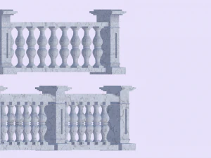 3D Balustrades Virtual Design Showcase 3D Model