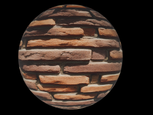 Brown Brick Wall Texture CG テクスチャ