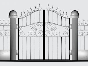 Gate 3D 3D 프린트 모델