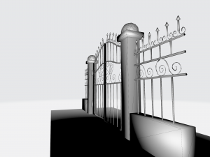 Gate 3D 3D-Druckmodell