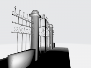 Gate 3D 3D-Druckmodell