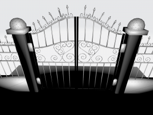 Gate 3D 3D-Druckmodell