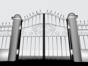 Gate 3D 3D-Druckmodell