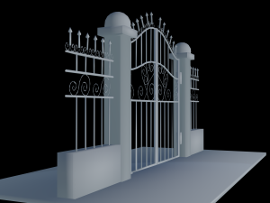 Gate 3D 3D-Druckmodell
