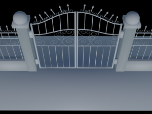 Gate 3D 3D-Druckmodell