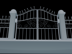 Gate 3D 3D-Druckmodell