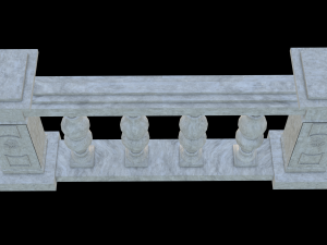 3D Balustrade Designs Architectural Elegance in Virtual Reality 3D Model