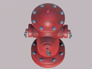 Hidrante 3D 3D 모델