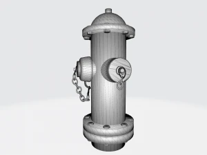 Hidrante 3D 3D Model