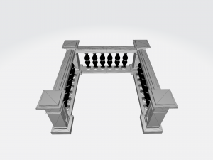 Cast Stone Balustrade 3D Modelo de impresión 3D