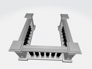 Cast Stone Balustrade 3D Modelo de impresión 3D