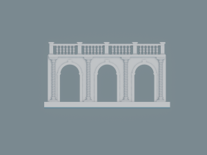 Arched doorway Arcade 3D Print Model